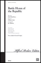 Battle Hymn of the Republic SATB choral sheet music cover